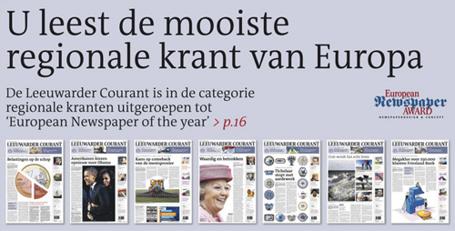 leeuwarder courant bekroonde vormgeving