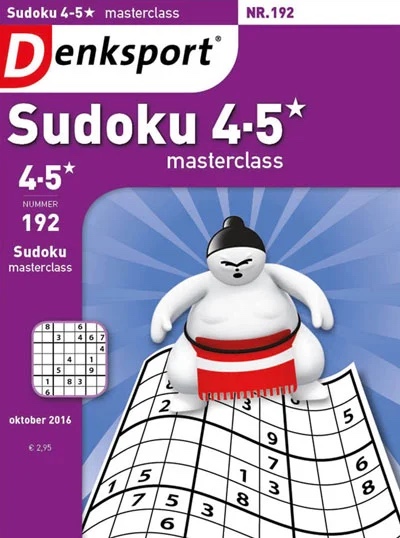 Denksport Sudoku Masterclass 4 sterren