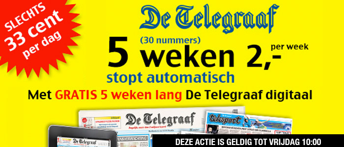 Bestel De Telegraaf