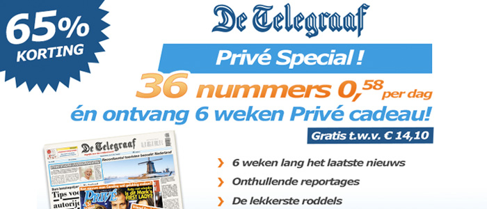 Bestel De Telegraaf
