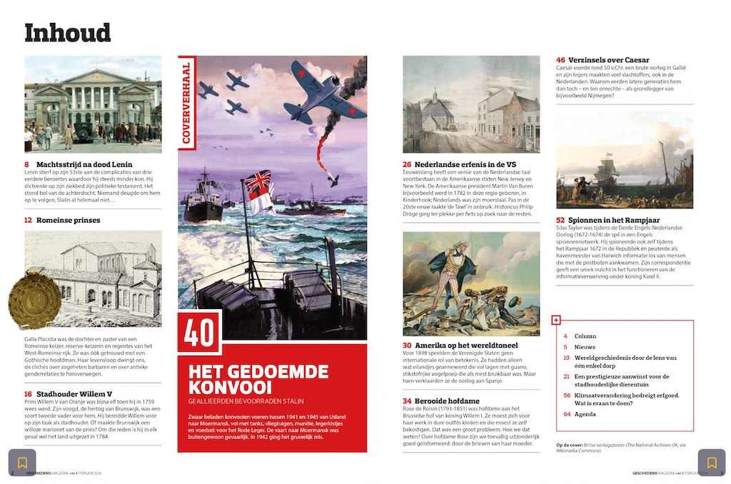 Geschiedenis Magazine