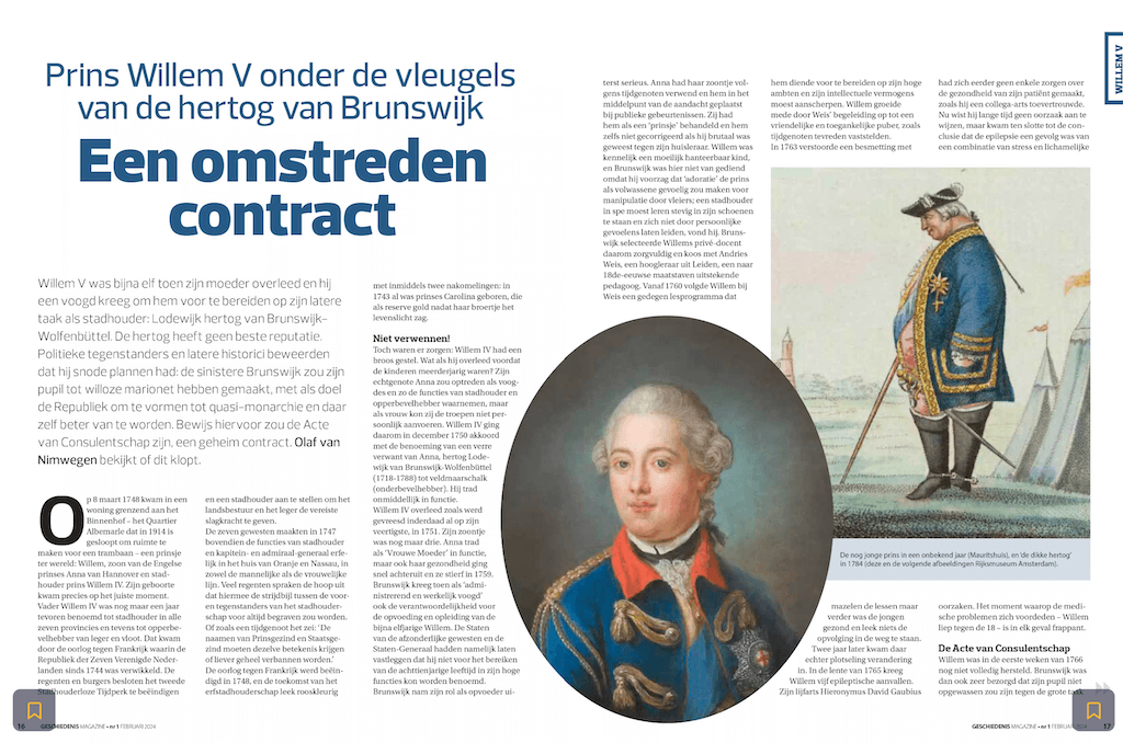 Geschiedenis Magazine