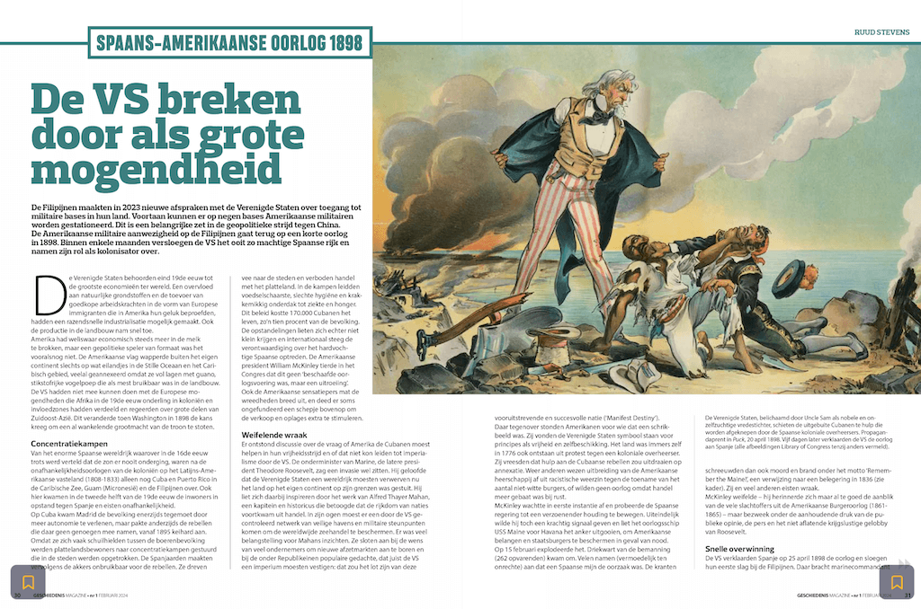 Geschiedenis Magazine