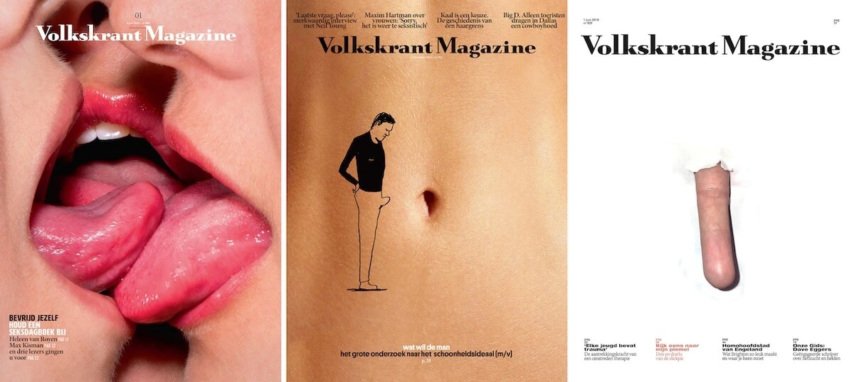oude covers Volkskrant magazine
