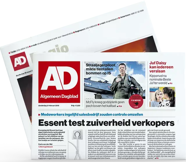 AD van maandag tot vrijdag