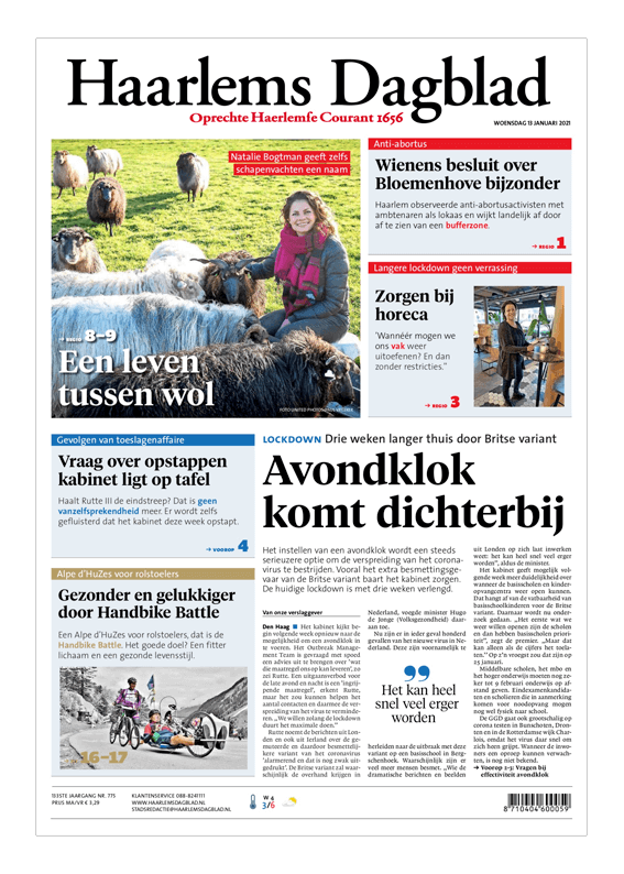 Haarlems Dagblad van maandag tot vrijdag