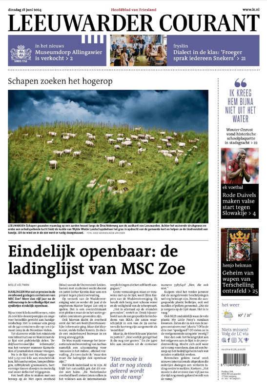 Leeuwarder Courant van maandag tot vrijdag