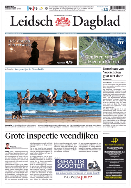 Leidsch Dagblad van maandag tot vrijdag