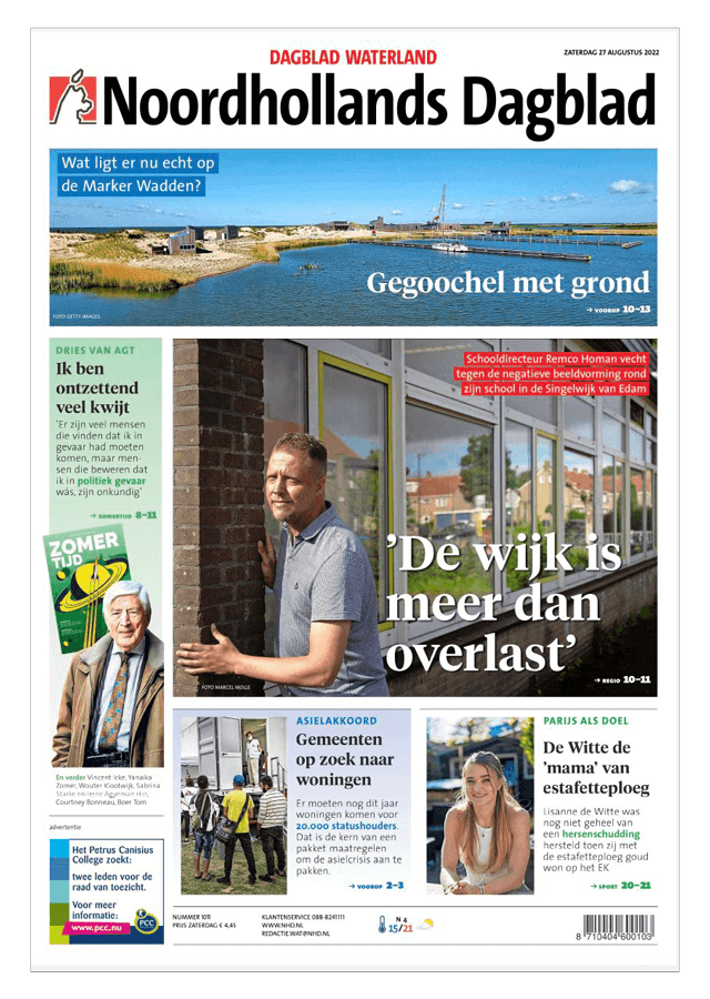 Noordhollands Dagblad van maandag tot vrijdag