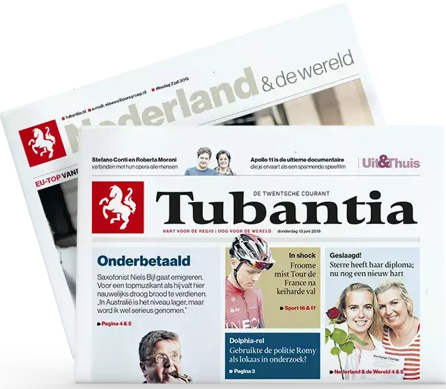 TC Tubantia van maandag tot vrijdag