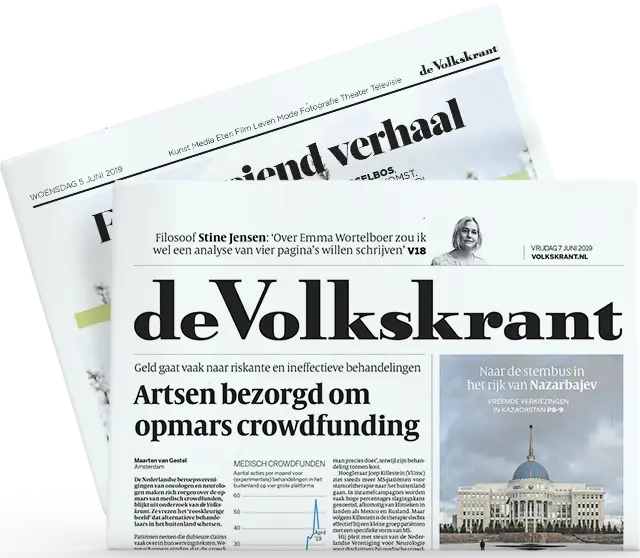 De Volkskrant van maandag tot vrijdag