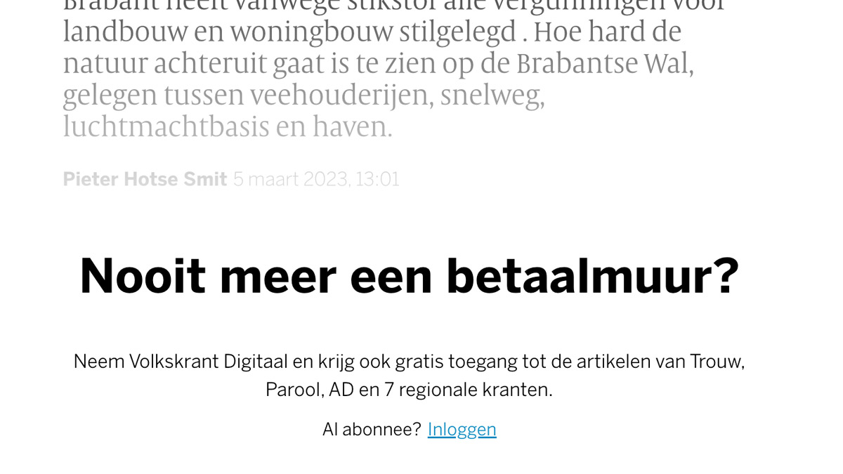 Betalen voor online nieuws. Langzaam. Maar zeker?