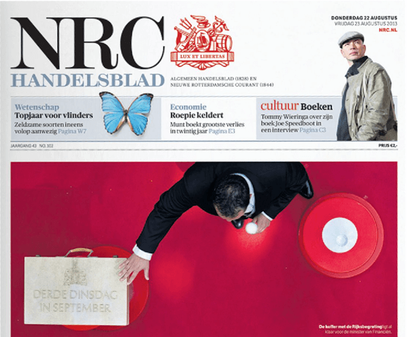 NRC wordt 1 krant. In de middag. In de avond. En online.