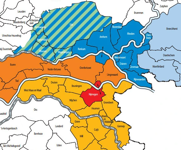 De Gelderlander centraliseert in de regio