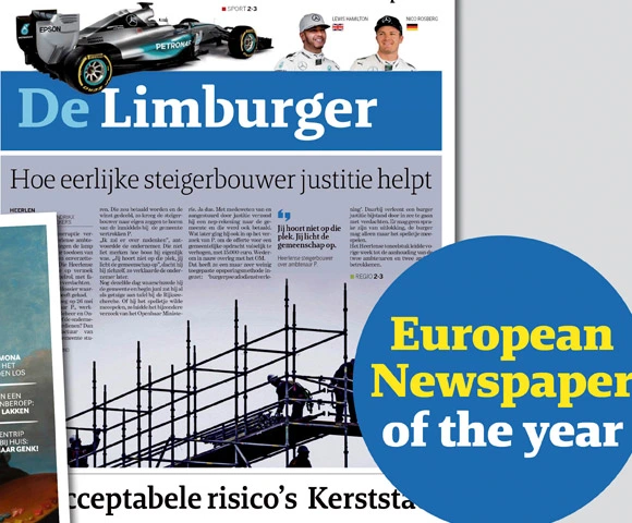 De Limburger Europese Krant van het Jaar 2017