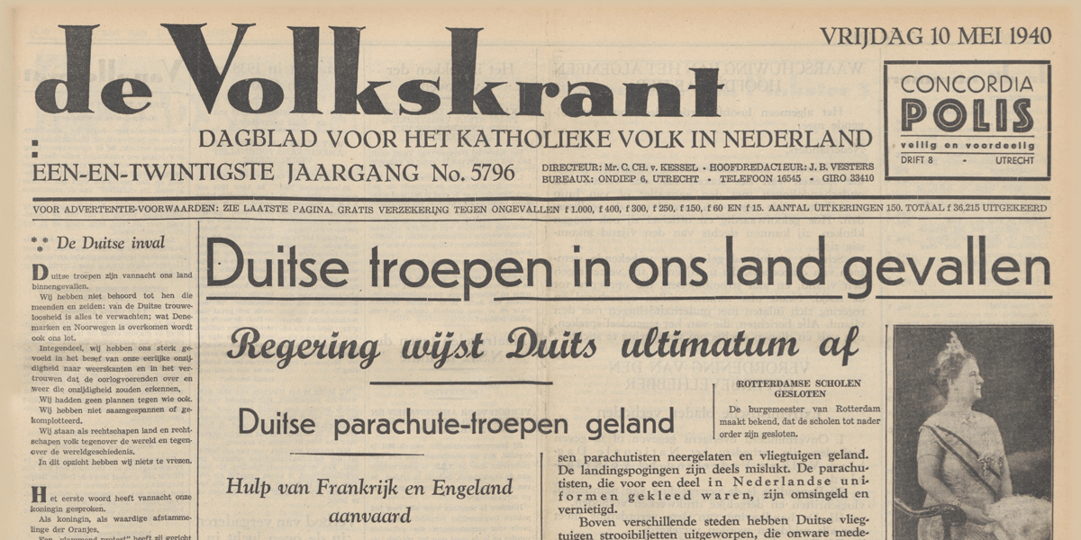 De Volkskrant geschiedenis in het kort