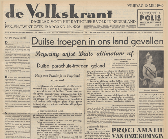 De Volkskrant geschiedenis in het kort