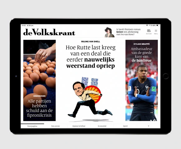 De Volkskrant biedt meer op de tablet