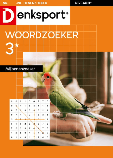 Denksport Woordzoeker Miljoenenzoeker