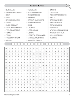 Denksport Woordzoeker Plezier