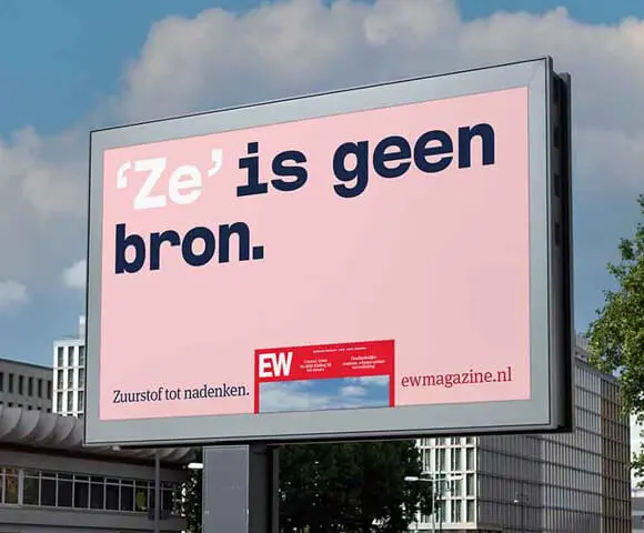 EW magazine geeft zuurstof aan het debat