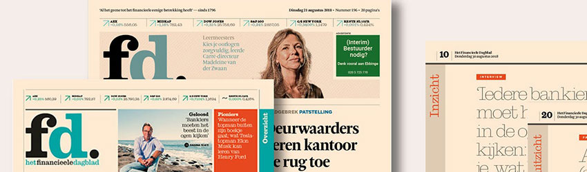 FD zet in op digitaal. Dus het papier moet anders