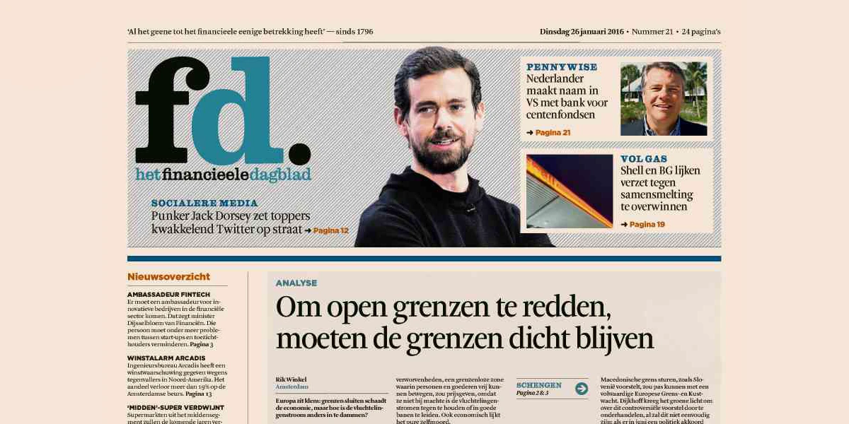 Het Financieele Dagblad groeit voor 5de jaar op rij - jaarverslag 2025