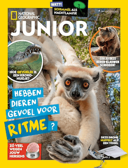 Cover van het kinderblad National Geographic Junior