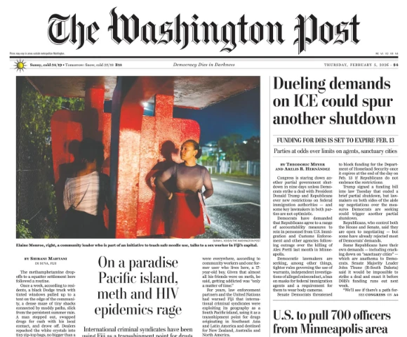 Is dit het einde van The Washington Post?